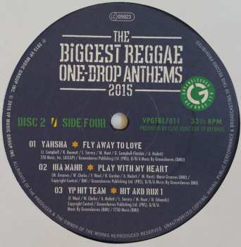 2LP Various: The Biggest Reggae One-Drop Anthems 2015 70933