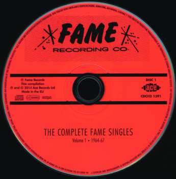 2CD Various: The Complete Fame Singles Volume 1 1964-67 101625