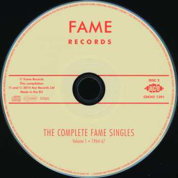 2CD Various: The Complete Fame Singles Volume 1 1964-67 101625