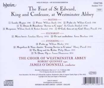 CD Various: The Feast Of St Edward, King And Confessor At Westminster Abbey 333909