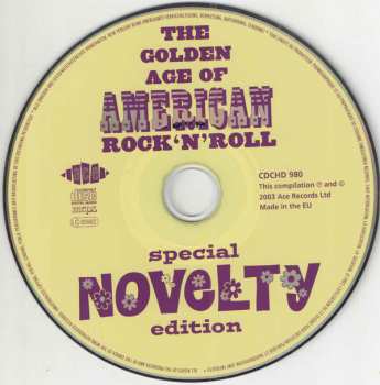 CD Various: The Golden Age Of American Rock 'N' Roll - Special Novelty Edition 241484