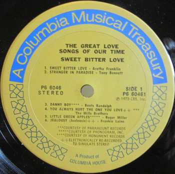6LP/Box Set Various: The Great Love Songs Of Our Time 539145