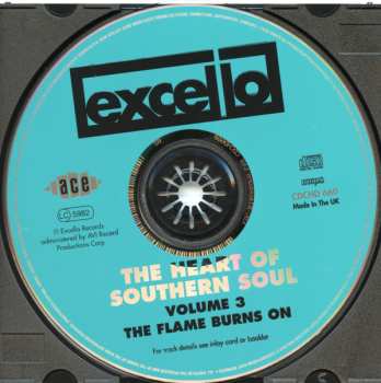 CD Various: The Heart Of Southern Soul Volume 3. The Flame Burns On 447809