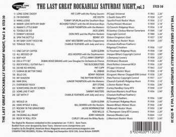 CD Various: The Last Great Rockabillly Saturday Night, Vol.3 306997
