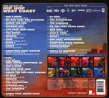 3CD Various: The Legacy Of Hip Hop West Coast 384726