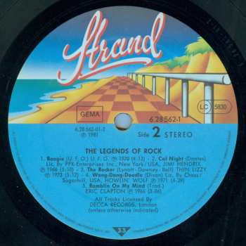 2LP Various: The Legends Of Rock 