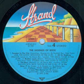 2LP Various: The Legends Of Rock 