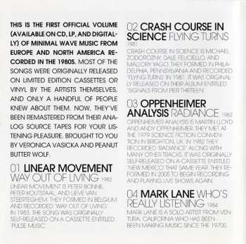 CD Various: The Minimal Wave Tapes Volume One 268536