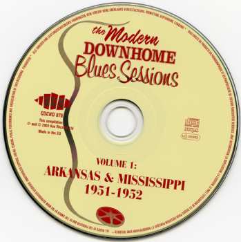 CD Various: The Modern Downhome Blues Sessions, Volume 1: Arkansas & Mississippi 230550