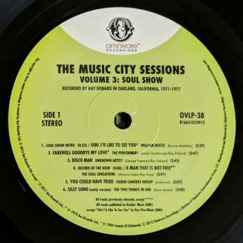 LP Various: The Music City Sessions Volume 3: Soul Show 523147