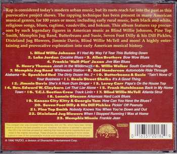 CD Various: The Roots Of Rap (Classic Recordings From The 1920's And 30's) 311210