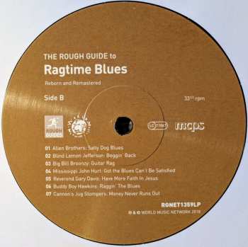 LP Various: The Rough Guide To Ragtime Blues (Reborn And Remastered) LTD 88841