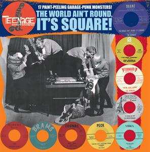 Various: The World Ain't Round, It's Square! (17 Paint-Peeling Garage-Punk Monsters!!!)