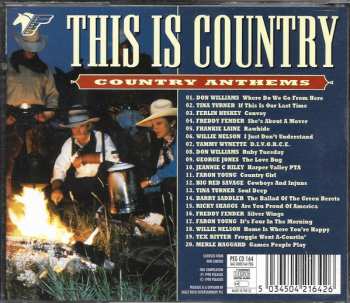 CD Various: This Is Country - Country Anthems 252101