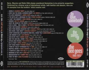CD Various: To Love Somebody (The Songs Of The Bee Gees 1966-1970) 151385