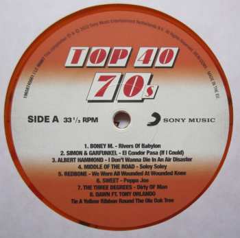 LP Various: Top 40 70s CLR | LTD 484282