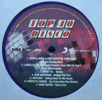 LP Various: Top 40 Disco CLR | LTD 488813