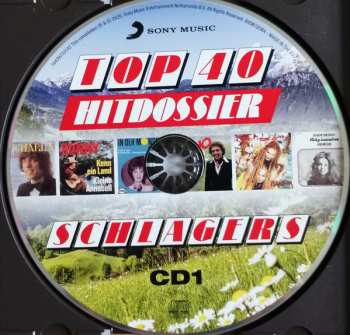 4CD Various: Top 40 Hitdossier Schlagers 361128