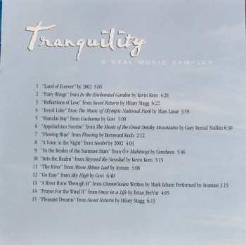 CD Various: Tranquility - A Real Music Sampler 490481