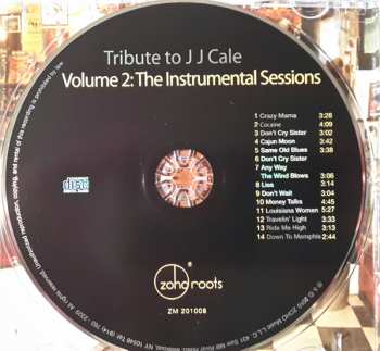 CD Various: Tribute To JJ Cale Volume 2 The Instrumental Sessions 95809