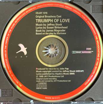 CD Various: Triumph Of Love (Original Broadway Cast)