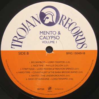 LP Various: Trojan Records Mento & Calypso Volume 1 442275