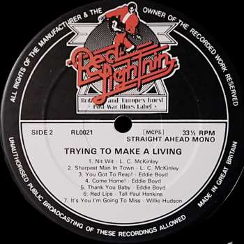 CD Various: Trying To Make A Living