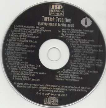 4CD Various: Turkish Tradition (Masterpieces Of Turkish Musical Culture) 424502