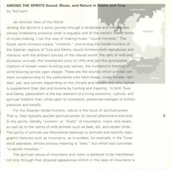 CD Various: Tuva, Among The Spirits - Sound, Music And Nature In Sakha And Tuva 407032