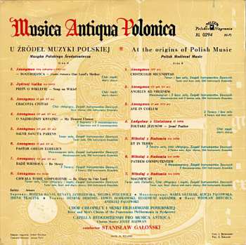 LP Various: U Źródeł Muzyki Polskiej (At The Origins Of Polish Music) 467427