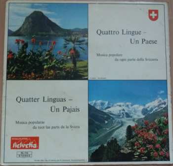 LP Various: Vier Sprachen - Ein Land = Quatre Langues - Un Pays = Quattro Lingue - Un Paese = Quatter Linguas - Ün Pajais 140460