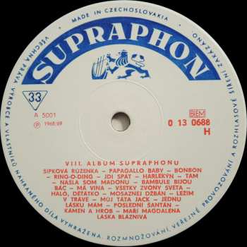 LP Various: VIII. Album Supraphonu 43946
