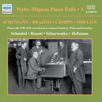 Various: Welte-Mignon Piano Rolls Volume 3