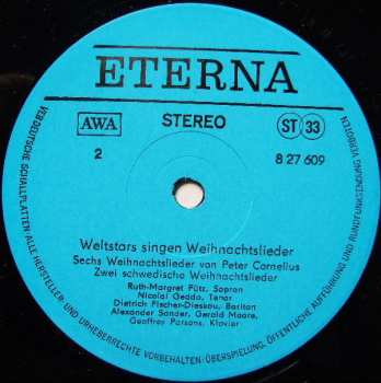 LP Various: Weltstars Singen Weihnachtslieder 493022