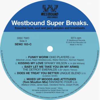 2LP Various: Westbound Super Breaks. Essential Funk, Soul And Jazz Samples And Breakbeats 127811
