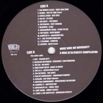 2LP Various: What Have We Wrought? A Mike Atta Benefit Compilation 470602