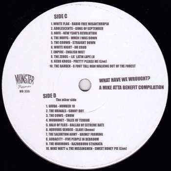 2LP Various: What Have We Wrought? A Mike Atta Benefit Compilation 470602