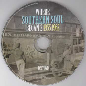 2CD Various: Where Southern Soul Began: 2 1955-1962 538128