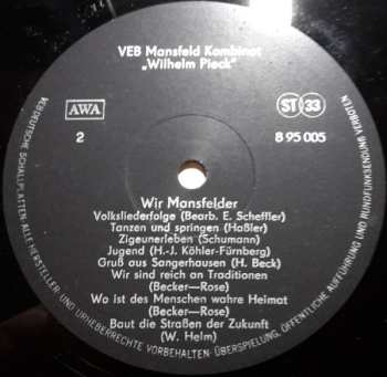 LP Various: Wir Mansfelder 535889