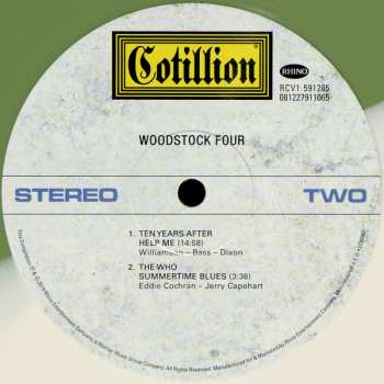 2LP Various: Woodstock Four CLR 40754