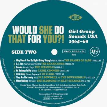 LP Various: Would She Do That For You?! Girl Group Sounds USA 1964-68  57814