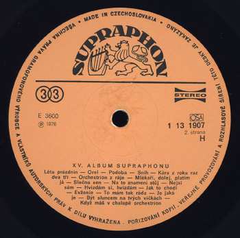 LP Various: XV. Album Supraphonu 130377