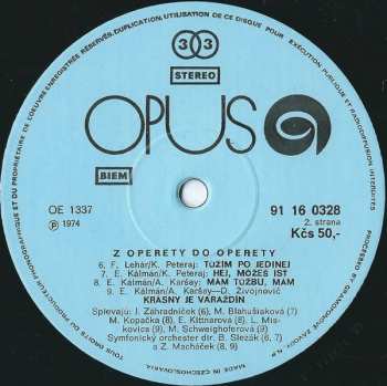 LP Various: Z Operety Do Operety (75 1) 279655