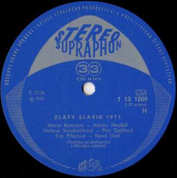 LP Various: Zlatý Slavík 1971 390551
