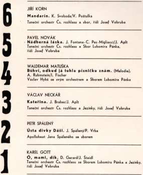 LP Various: Zlatý Slavík 1971 390551