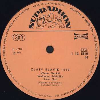 LP Various: Zlatý Slavík 73 480603