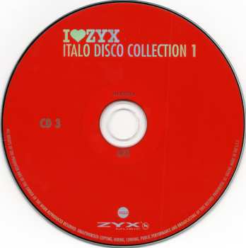 3CD Various: I Love ZYX Italo Disco Collection 1 335306