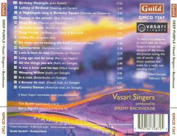 CD Vasari Singers: Deep Purple (Close Harmony Arrangements) 230103