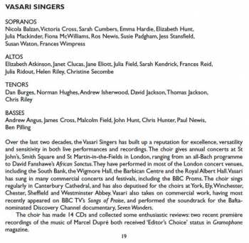 CD Vasari Singers: Deep Purple (Close Harmony Arrangements) 230103