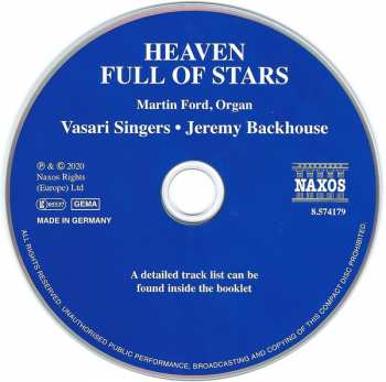 CD Vasari Singers: Heaven Full Of Stars 120079